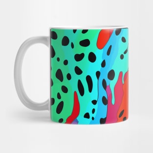 Cool Abstract Artsy Colorful Animal Print Mug